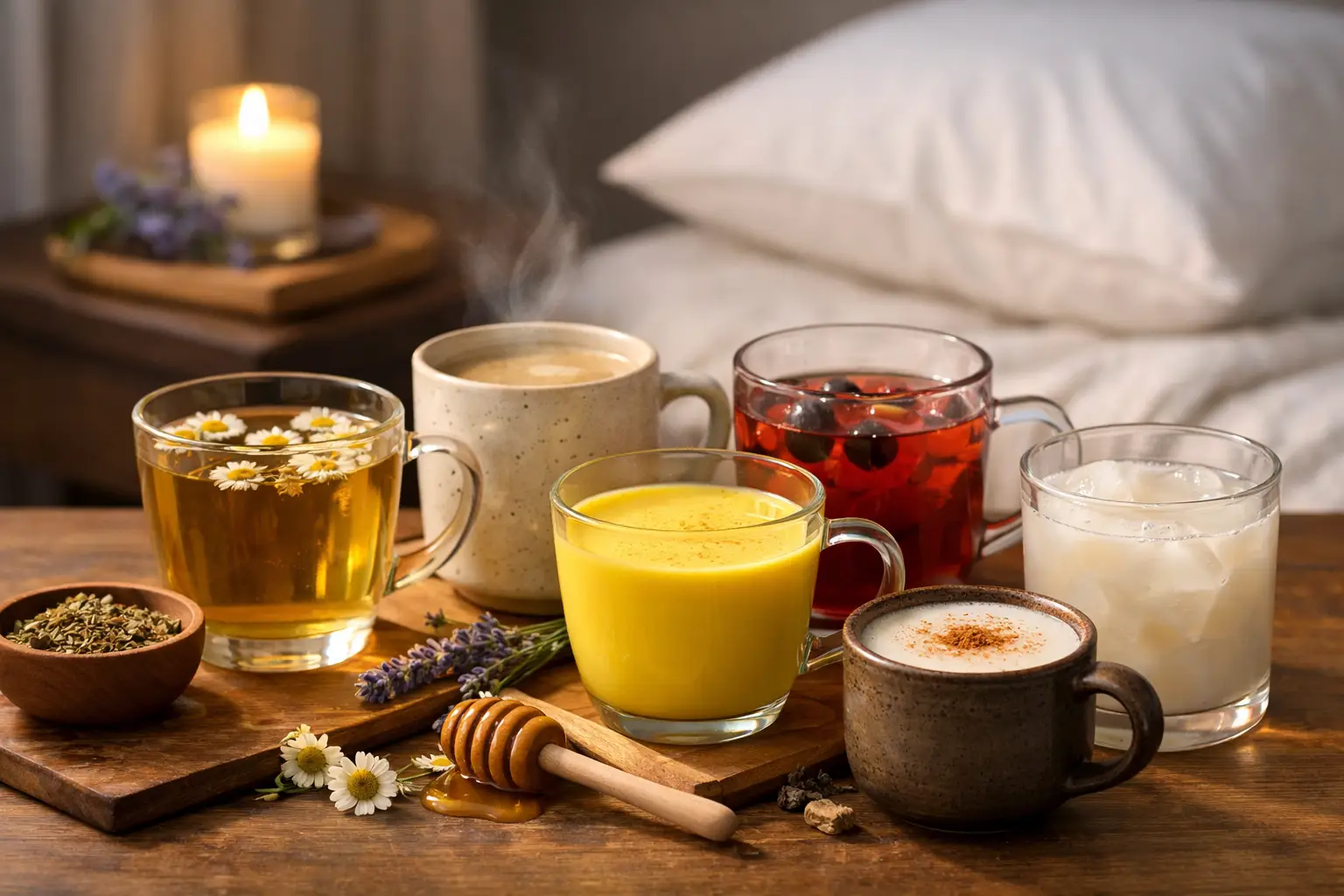 7 Best Calming Drinks Before Bed for Softer Nights