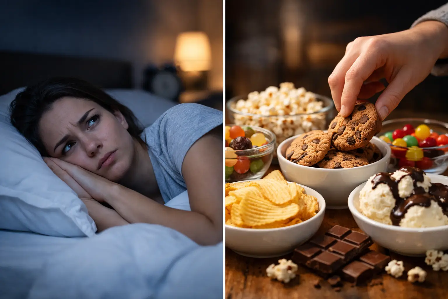 Bedtime Anxiety vs Food Cravings Explained