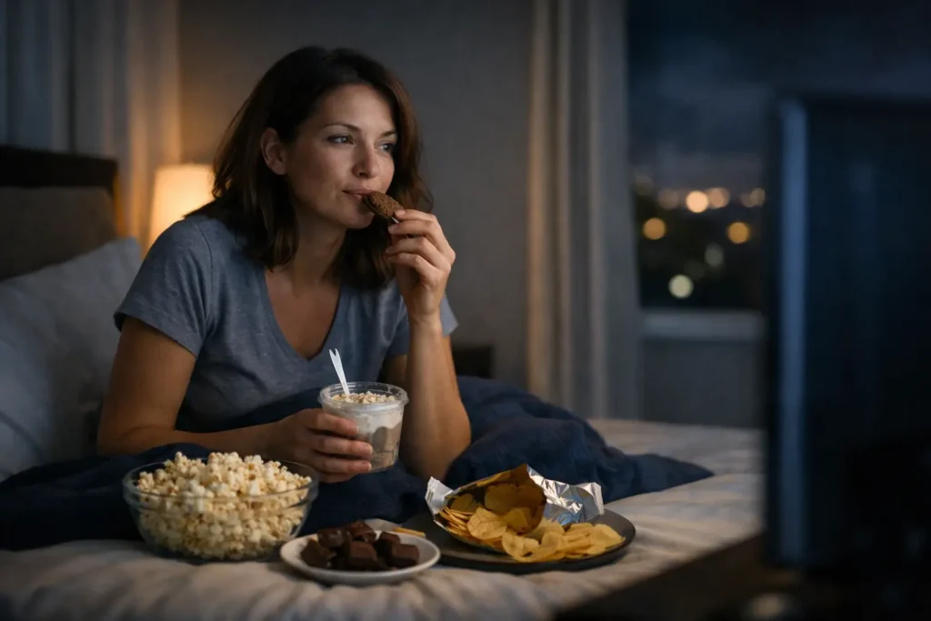Emotional Eating Symptoms to Notice at Night