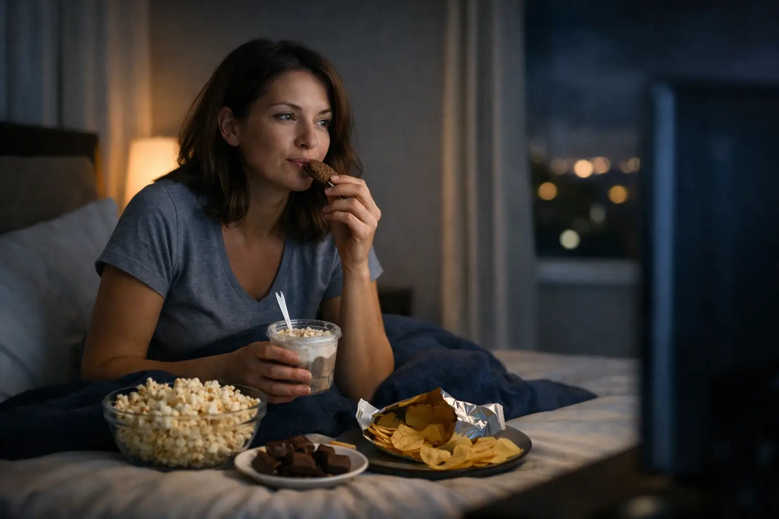 Emotional Eating Symptoms to Notice at Night