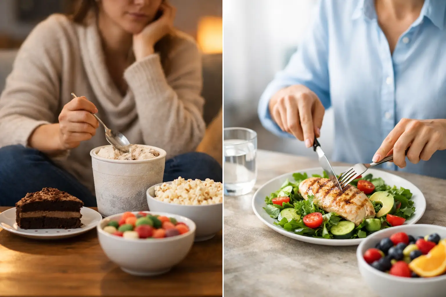 Emotional Hunger vs Physical Hunger