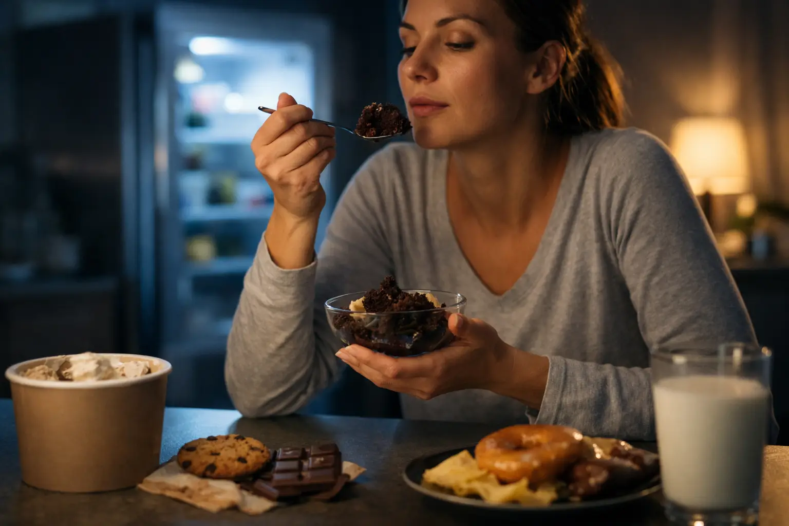 Why Nighttime Cravings Feel So Powerful(And What They’re Really Trying to Tell You)
