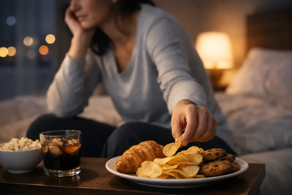 Why Stress Makes You Crave Carbs at Night